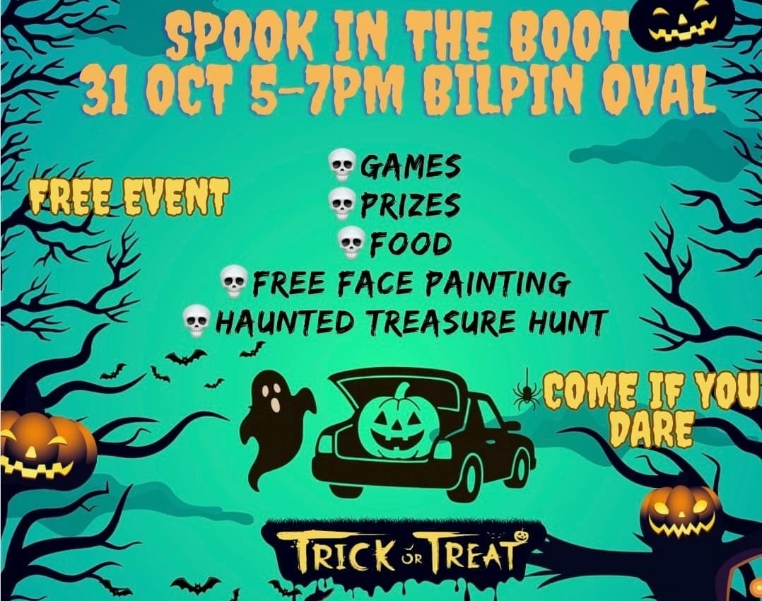 Spook in the Boot Returns to Bilpin!
