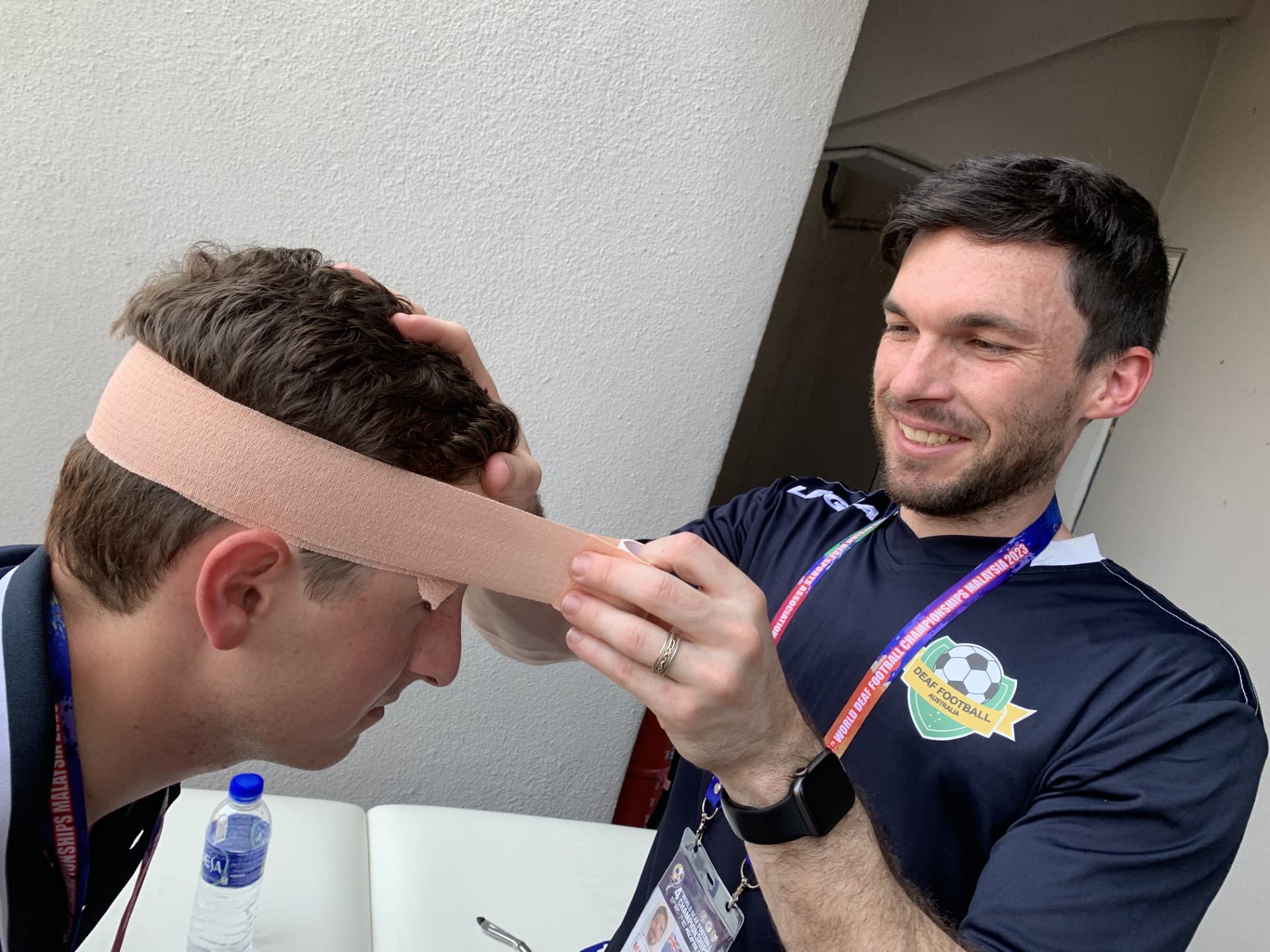Local Physiotherapist Supports Deaf Football Australia on the World Stage