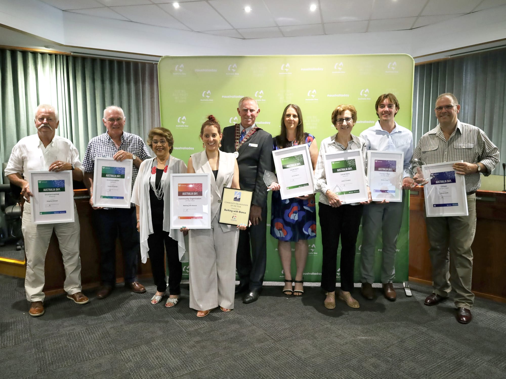 Hawkesbury Australia Day Award winners