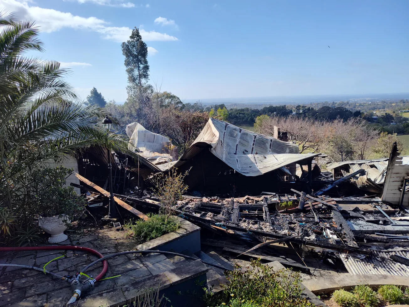 Tragic Fire Destroys Historic Loxley on Bellbird Hill