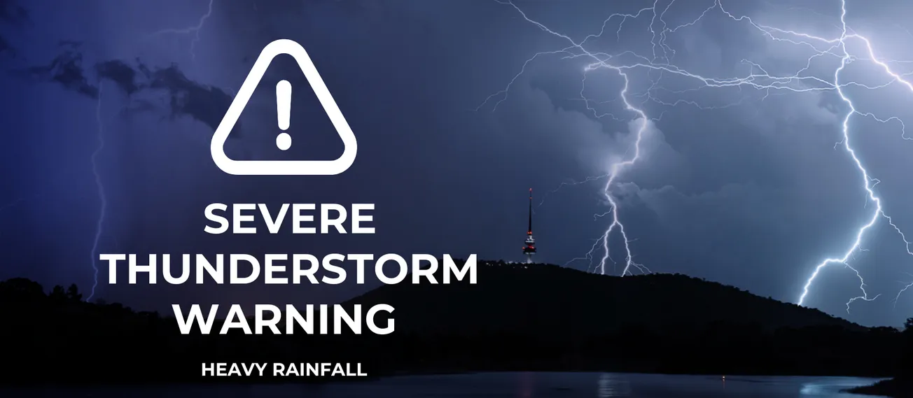 Severe Thunderstorm Warning Issued for Hawkesbury LGA