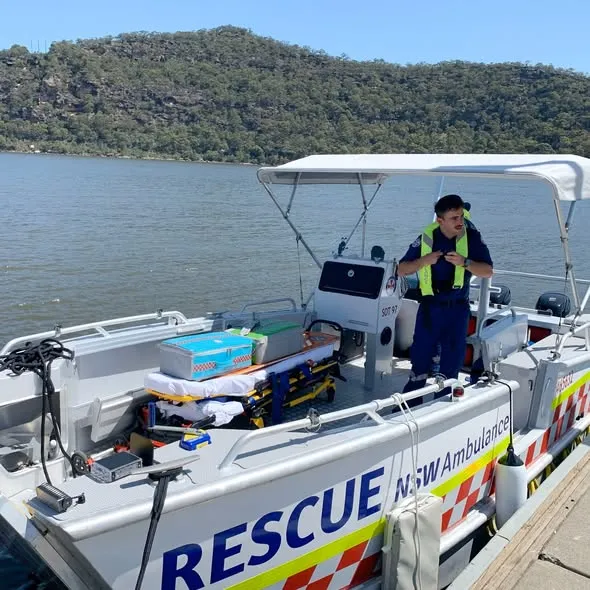 NSW Ambulance Vessel Reaches Remote Patient on Hawkesbury River