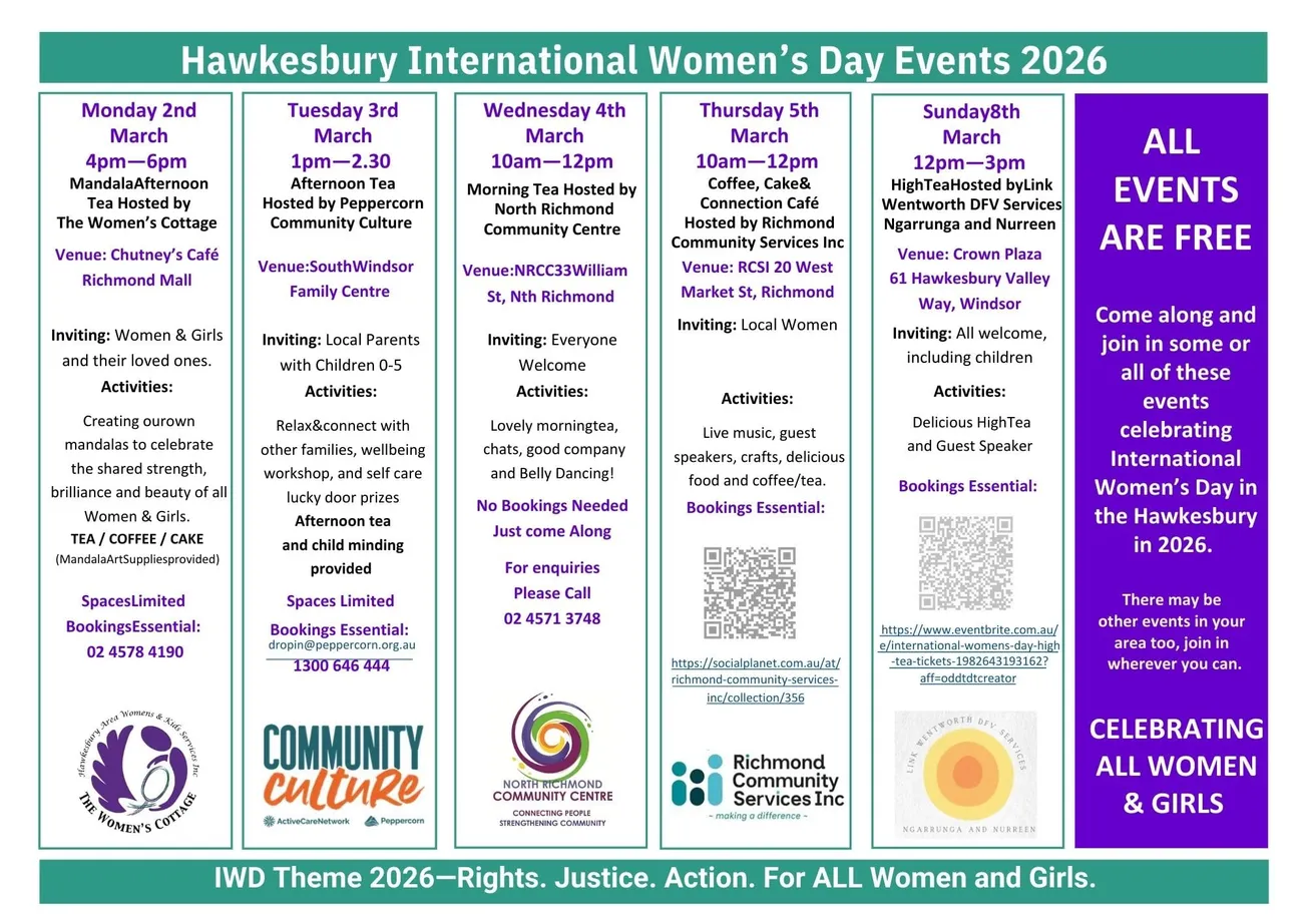 International Women's Day Events in Hawkesbury